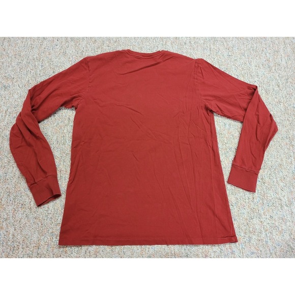 Denim & Supply Ralph Lauren Shirt Mens Large Red Indian Native Long Sleeve Tee - Picture 11 of 11